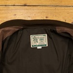 1950s College Jacket (Apprentice), Suede: Chocolate, 40" - S#7047