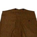 END OF LINE/CLEARANCE Harris Tweed Trousers: Autumn Window Pane