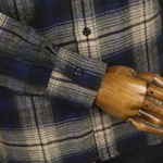 END OF LINE/CLEARANCE Pike Brothers 1937 Roamer Shirt Blue/Beige Check (Size S)
