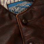 Shackleton Waistcoat (Blue Label), Distressed Mahogany HH, 48 - BLS#010