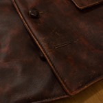 Shackleton Waistcoat (Blue Label), Distressed Mahogany HH, 48 - BLS#010