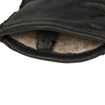 Classic Deerskin Gloves: Black