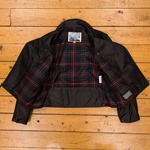Ladies Motorcycle Jacket, Soft Black Italian Horsehide, Size 14 - S#5838