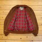 1950s College Jacket, Goat Suede: Rust, 40" - S#7292