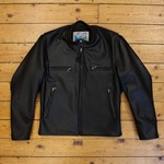 Café Racer, Goatskin: Black, 40" - S#7240