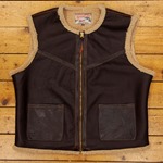 Outlaw Vest, Seal "Outlaw" Shearling , 46" - S#5835