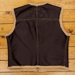 Outlaw Vest, Seal "Outlaw" Shearling , 46" - S#5835