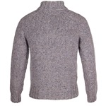 Cashmere & Merino 'Cairngorm' Ski Sweater: Grey