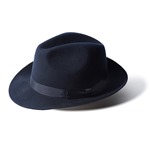 Felt Trilby Hat: Navy