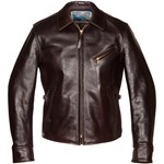 Aero 1930s Half Belt Leather Jacket