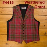 END OF LINE/CLEARANCE Lochcarron Tartan Waistcoats (Size 44)