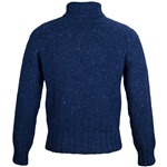 Cashmere & Merino 'Cairngorm' Ski Sweater: Deep Blue