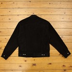 Type III Jean Jacket - Unlined Cow Suede, Suede: Black, 40" - S#6949