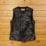 Shackelton Waistcoat, Jerky: Black, 38" - S#6953