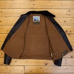 Half Belt Deluxe (Fur Collar), Vicenza: Black, 42" - VA#2220