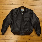 1950s College Jacket, Vicenza: Blackened Brown, 36" - S#7066
