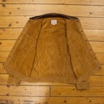 Type III Jean Jacket- Unlined Cow Suede, Suede: Golden, 42" - S#7054