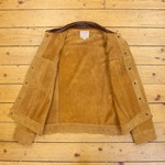 Type III Jean Jacket - Unlined Cow Suede, Suede: Golden, 40" - S#7316