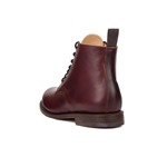 Jarrow Marcher Boots (Leather Sole): Cordovan