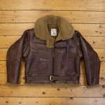 RAF: Pre War, Sheepskin: RAF Russet Pebbled Grain Merino, 38" - S#7136