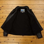 1950s Half Belt , Goatskin: Black, 42" - S#6849