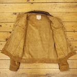 Type III Jean Jacket, Golden Calf Suede, 38" - S#6156