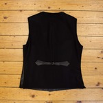 Shackleton Waistcoat, Steerhide: Black, 42" - S#7269