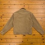 Type III Jean Jacket - Unlined Cow Suede, Suede: Sand, 40" - S#6960