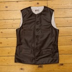 Shackleton Waistcoat, Battered Steerhide, 44" - S#6853