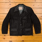 Ladies Early 90s jacket, Unknown Leather: Black, UK Ladies 8 - VA#2182