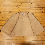 Outlaw Vest, Seal "Outlaw" Shearling , 46" - S#5835