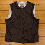 Shackelton Waistcoat (Trainee), Battered Steerhide, 48" - S#5944