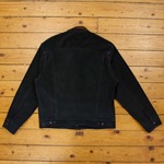 Type III Jean Jacket - Unlined Cow Suede, Suede: Navy, 44" - S#6950