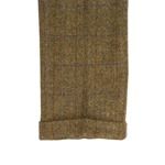 END OF LINE/CLEARANCE Harris Tweed Trousers: Green Herringbone (W30 L34)