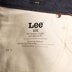 Lee 101z Jeans: Dry 14oz