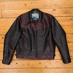 Two-Tone Zip Sleeve Highwayman, Black/Cordovan CXFQHH, 38" - S#5328