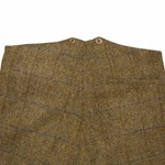 END OF LINE/CLEARANCE Harris Tweed Trousers: Green Herringbone (W30 L34)