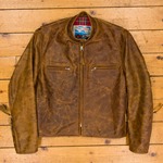 Café Racer, Battered Tan HH, 36" - S#5855