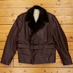 Sample Car Coat, Russet Goatskin, 40" - VA#1999