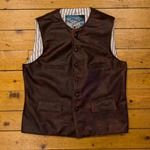 Shackleton Waistcoat (Blue Label), Distressed Mahogany HH, 48 - BLS#010