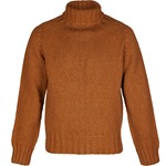 Cashmere & Merino 'Cairngorm' Ski Sweater: Rust