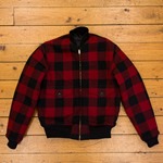 Hybrid Modified Waterfront, Black Vicenza/Red and Black Buffalo Check Wool, 40" - VA#1950