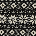 Classic 1940's Fair Isle: Monochrome