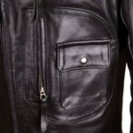 Pocket of Aero Leather Vincent Jacket