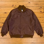 Lettermans Jacket (All Leather), Russet Vicenza, 40" - S#5545