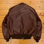 1950s Flight Jacket, Grainy Russet Jerky HH, 42" - S#6085