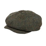 Harris Tweed Eight Panel Bakers Boy Cap: Loch Lomond