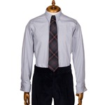 Aero CC41 Spearpoint Collar Shirt: Blue Stripe