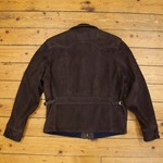 Majestic, Goat Suede: Chocolate, 42" - S#7256