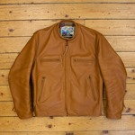 Café Racer, Steerhide: Tan, 42" - VA#2234